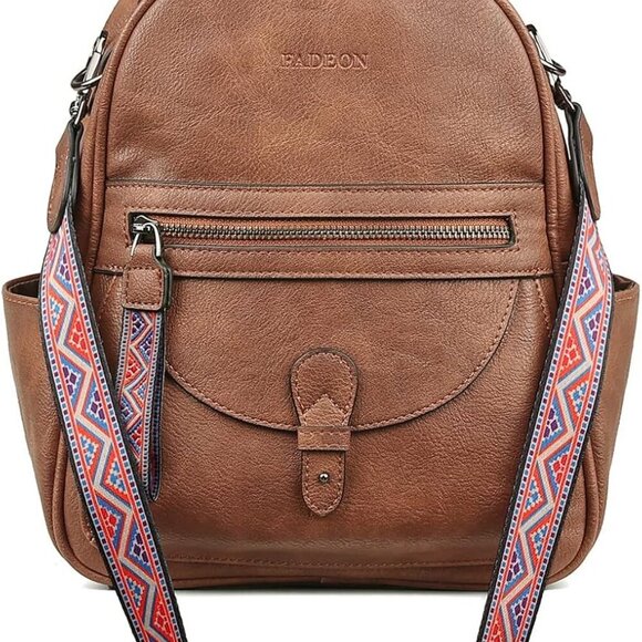 Travel-Friendly Mini Backpack Purse with Stylish Straps - Ideal Gift for Her - Picture 1 of 9